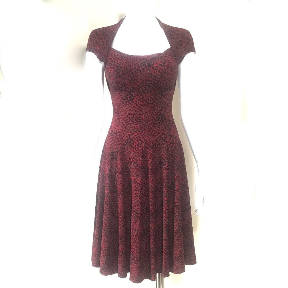 Norma Kamali Animal print Cap Sleeve dress - Picture 5 of 12